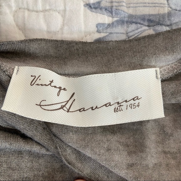 VINTAGE HAVANA Beach Hippie Boho Graphic Sleeveless Muscle T-Shirt Medium - Picture 5 of 6